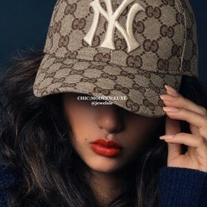Luxury Embroidered Monogram Baseball Cap